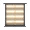 Venedig seng dobbeltseng 160x200 cm mat gr.