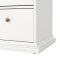 Venedig kommode med 4 store og 4 sm skuffer, bredde 183 cm, hjde 86 cm hvid.