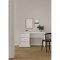 Venedig Schreibtisch mit 3 Schubladen Breite 130 cm, Hhe 73 cm wei.
