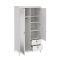 Madrid kldskp 199x103x59cm, 1 drr, 1 spegeldrr, 2 ldor vit.