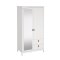 Madrid kldskp 199x103x59cm, 1 drr, 1 spegeldrr, 2 ldor vit.
