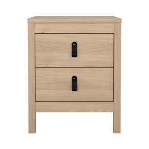 Madrid stolik nocny 2 szuflady dekor dębowy.