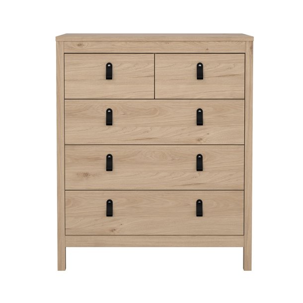 Madrid Kommode 5 Schubladen Eichen-Dekor.