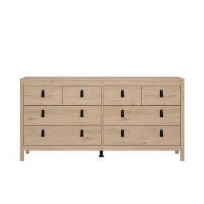 Madrid Kommode 8 Schubladen Eichen-Dekor.