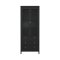 Madrid Vitrinenschrank 2 Glastren 3 Schubladen schwarz matt.
