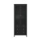 Madrid Vitrinenschrank 2 Glastren 3 Schubladen schwarz matt.