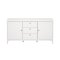 Credenza Madrid 2 ante 3 cassetti bianca.