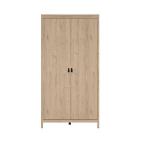 Madrid Kleiderschrank 199x103x59cm, 2 Tren Eichen-Dekor.
