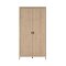 Madrid garderobeskap 199x103x59cm, 2 drer eik dekor.