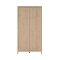Madrid garderobeskap 199x103x59cm, 2 drer eik dekor.