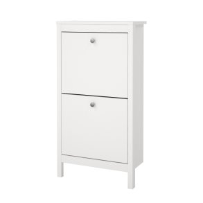 Madrid Schuhschrank 2 Klaptren wei.