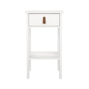 Madrid nattduksbord 1 lda, 1 hylla vit.