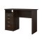 FunctionPlus Schreibtisch 4 Schubladen, 1 Ablage dunkel.
