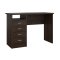 FunctionPlus Schreibtisch 4 Schubladen, 1 Ablage dunkel.