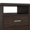 FunctionPlus Schreibtisch 4 Schubladen, 1 Ablage dunkel.