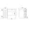FunctionPlus skrivebord 5 skuffer, 1 hylde sort ask dekor.