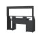 FunctionPlus skrivebord med reol hylder 1 lge 1 skuffe gr mat.