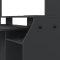 FunctionPlus skrivebord med reol hylder 1 lge 1 skuffe gr mat.