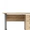 Prisme Schreibtisch mit Rollcontainer Eiche Dekor