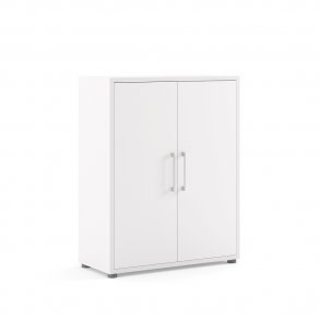 Prisme Büro Aufbewahrung 2 Türen. Weiss.