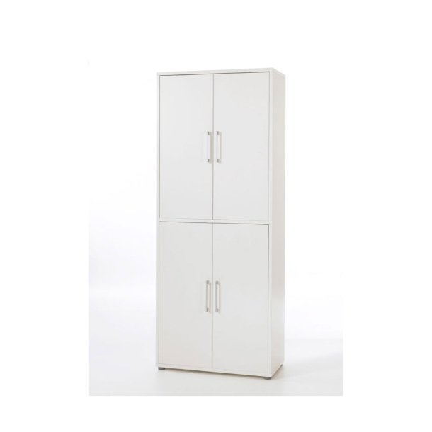 Prisme kontorhyller 4 drer hvit.