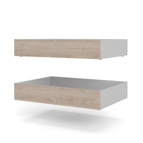 Nada szuflada podłżkowa b99 cm 2 szt. orzech biały-dekor.