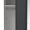 Como Schiebetrenschrank 2 Tren 120x220cm matt grau.