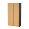 Como Schiebetrenschrank 2 Tren 120x220cm matt grau.