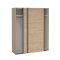 Como skydedrsskab 2 lger 180x220cm eg dekor.