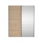 Como Schiebetrenschrank 2 Tren 180x220cm Eiche Dekor.