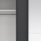 Como Schiebetrenschrank 2 Tren 180x220cm matt grau.
