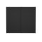 Como skydedrsskab 2 lger 245x220cm mat sort.
