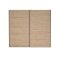 Como Schiebetrenschrank 2 Tren 245x220cm Eiche Dekor.