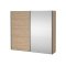 Como Schiebetrenschrank 2 Tren 245x220cm Eiche Dekor.