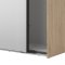 Como Schiebetrenschrank 2 Tren 245x220cm Eiche Dekor.
