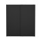 Como Schiebetrenschrank 2 Tren 180x200cm matt schwarz.