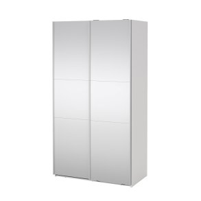 Como Schiebetrenschrank 2 Tren mit Spiegel 120x220cm wei.