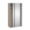 Como Schiebetrenschrank 2 Tren mit Spiegel 120x220cm Eiche Dekor.