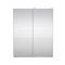 Como Schiebetrenschrank 2 Tren mit Spiegel 180x220cm wei.