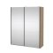 Como Schiebetrenschrank 2 Tren mit Spiegel 180x220cm Eiche Dekor.