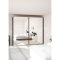 Como Schiebetrenschrank 2 Tren mit Spiegel 245x220cm matt grau.
