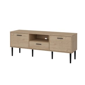 Media TV Tisch 2 Tren 1 Schublade Nussbaum dekor.