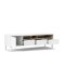 Roomers TV mbel 1 lge, 3 skuffer, 2 hylder hvid eg dekor struktur.