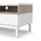 Roomers TV mbel 1 lge, 3 skuffer, 2 hylder hvid eg dekor struktur.