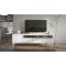 Roomers TV mbel 1 lge, 3 skuffer, 2 hylder hvid eg dekor struktur.