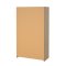 Kit kldeskab med gardin valnd dekor beige.