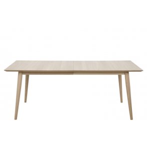 Canes Esszimmertisch aus Eiche Furnier und Eiche massiv wei gelaugt.