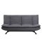 Fanny sovesofa mrkegr, metal sort.