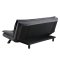 Fanny sovesofa mrkegr, metal sort.