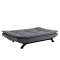 Fanny sovesofa mrkegr, metal sort.